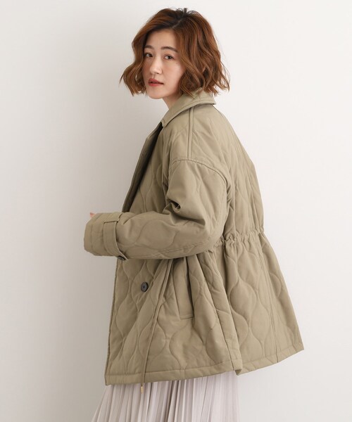 セール】キルティングPコートジャケット（ピーコート）｜grove