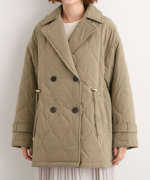 極美品　スコッチ&ソーダ　ダブル　ピーコート　中綿　キルティング　L ベージュ 楽天市場】【完売御礼】【 秋冬特集 】 ロングコート 中綿