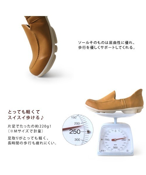2ball(ツヴォル)の「ハンズフリー SuttOn スリッポンシューズ TB502(ローファー・レディース・グレー/ブロンズ/ブラック×ブラック/ブルーグレー/ブラック・L/LL/M/S)」の19枚目の写真