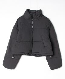 レディースのダウンジャケット/コート（ストライプ柄）ファッション