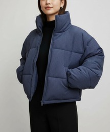 Per sist ence（パーシエンス）の「ストライプショート丈ファイバーダウンジャケット（ダウンジャケット/コート）」