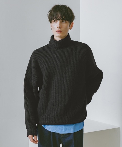 セール】【WOOLMOCH】TURTLE NECK KNIT / 【ウールモッチ