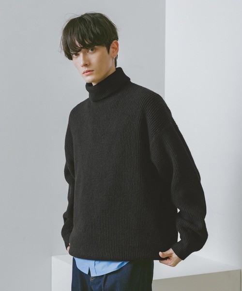 セール】【WOOLMOCH】TURTLE NECK KNIT / 【ウールモッチ