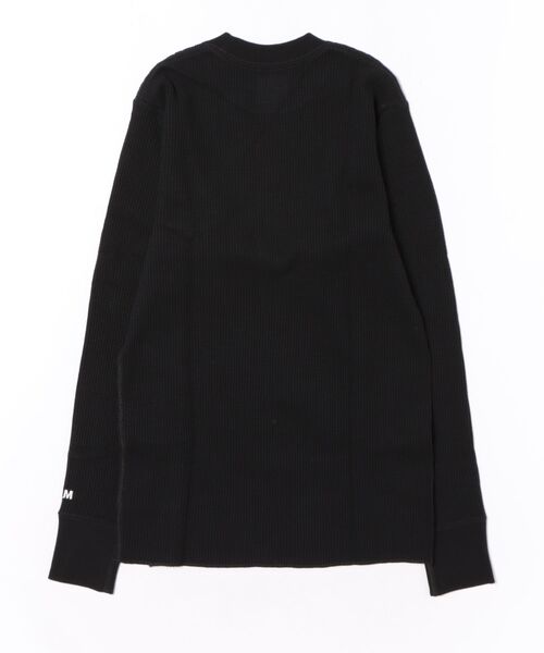 HOLLYWOOD RANCH MARKET(ハリウッドランチマーケット)の「Hanes × HRM EXCLUSIVE エンブロイダリーサーマル 2パックTシャツ(Tシャツ/カットソー・メンズ・ネイビー/ブラック・M/XL/S/XS/L)」の9枚目の写真