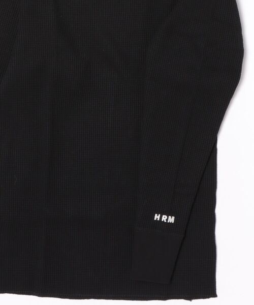 HOLLYWOOD RANCH MARKET(ハリウッドランチマーケット)の「Hanes × HRM EXCLUSIVE エンブロイダリーサーマル 2パックTシャツ(Tシャツ/カットソー・メンズ・ネイビー/ブラック・M/XL/S/XS/L)」の3枚目の写真