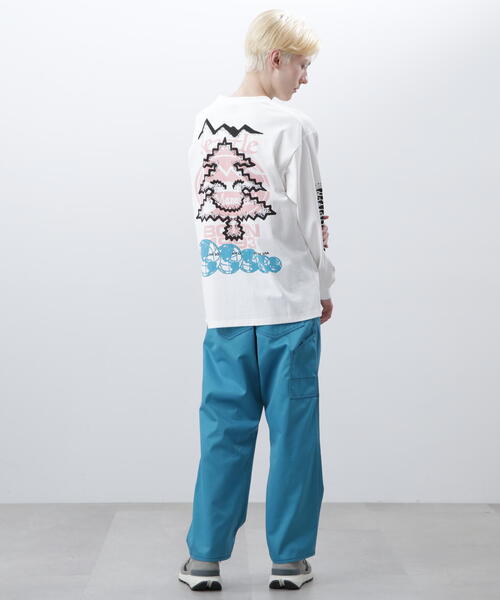 MANASTASH（マナスタッシュ）の「MANASTASH/マナスタッシュ　RE:CTN L/S TEE TREE/ロングTシャツ ツリー（Tシャツ/カットソー・メンズ・ピンク/ホワイト/ブラック・M/XL/S）」の12枚目の写真