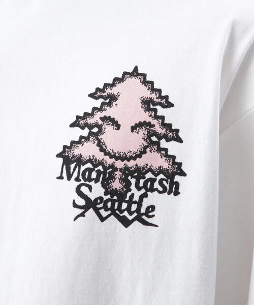 MANASTASH（マナスタッシュ）の「MANASTASH/マナスタッシュ　RE:CTN L/S TEE TREE/ロングTシャツ ツリー（Tシャツ/カットソー・メンズ・ピンク/ホワイト/ブラック・M/XL/S）」の18枚目の写真