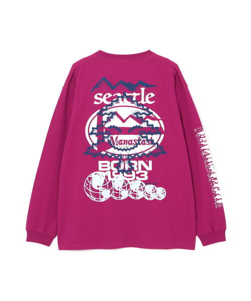 MANASTASH（マナスタッシュ）の「MANASTASH/マナスタッシュ　RE:CTN L/S TEE TREE/ロングTシャツ ツリー（Tシャツ/カットソー・メンズ・ピンク/ホワイト/ブラック・M/XL/S）」の22枚目の写真