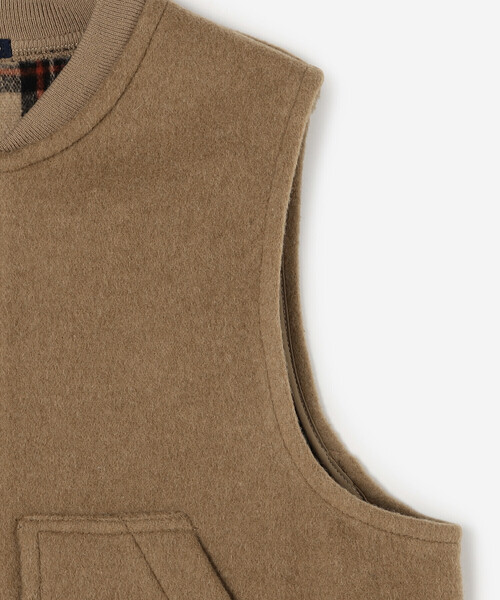 LONDON TRADITION(ロンドントラディション)の「UNFIL | 【LONDON TRADITION×UNFIL】ダブルフェイス ジップベスト WOMEN(その他アウター・レディース・ネイビー/キャメル・1)」の6枚目の写真