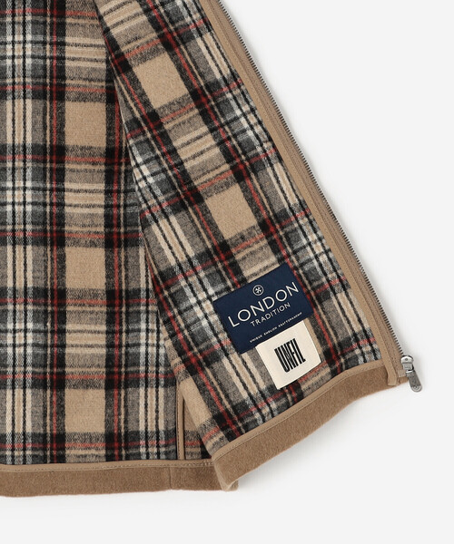 LONDON TRADITION(ロンドントラディション)の「UNFIL | 【LONDON TRADITION×UNFIL】ダブルフェイス ジップベスト WOMEN(その他アウター・レディース・ネイビー/キャメル・1)」の9枚目の写真