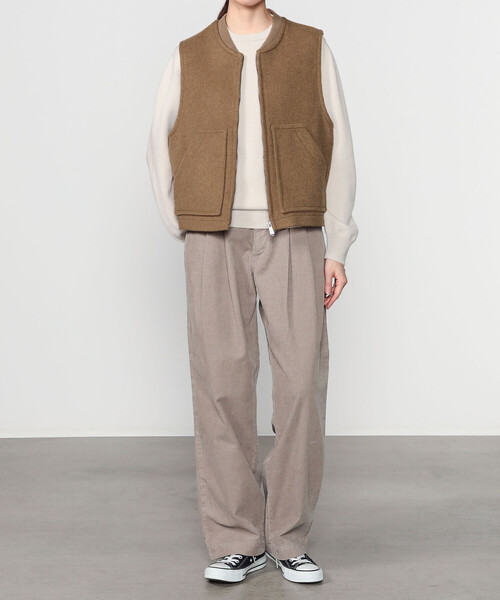 LONDON TRADITION(ロンドントラディション)の「UNFIL | 【LONDON TRADITION×UNFIL】ダブルフェイス ジップベスト WOMEN(その他アウター・レディース・ネイビー/キャメル・1)」の15枚目の写真