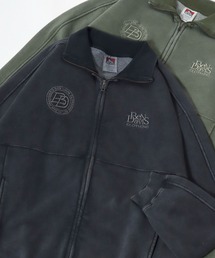 BEN DAVIS（ベンデイビス）の「2025AW BEN DAVIS/ベンデイビス オーバーサイズ 裏起毛 ピグメント加工 ロゴ刺繍 トラックジャケット レディース メンズ  スウェットブルゾン（スウェット）」