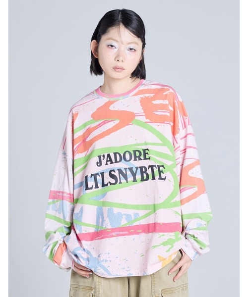 Little sunny bite（リトルサニーバイト）の「【RES】【Little Sunny Bite】Jadore LSB top（Tシャツ/カットソー・レディース・ピンク/ブルー/ブラック・MEDIUM/SMALL）」の16枚目の写真