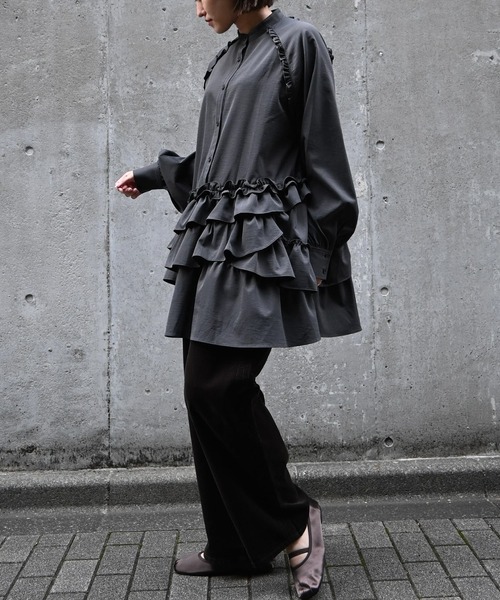 asymmetry hem tiered medium OP