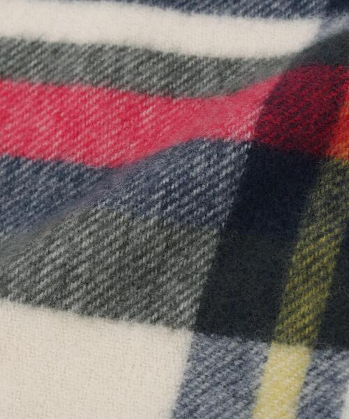 SHOO・LA・RUE（シューラルー）の「柄アソートチェックストール（ストール/ショール・レディース・ワイン系3/ダークブラウン系1/ネイビー系1/ベージュ系その他4・00）」の6枚目の写真