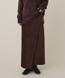 CRAFT STANDARD BOUTIQUE | カットコーデュロイラップ風スカート◆(スカート)