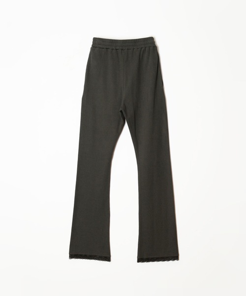 HOLIDAY（ホリデイ）の「SUPER RIB LACE PANTS スーパーリブレースパンツ（その他パンツ・レディース・チャコールグレー・1/0）」の2枚目の写真