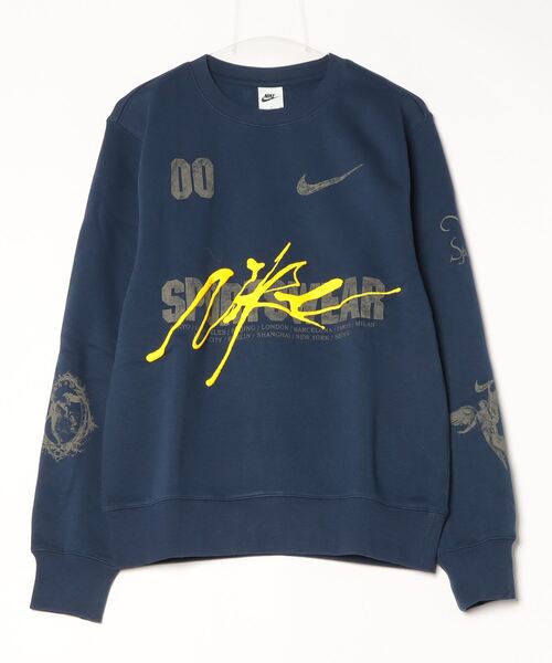 NIKE(ナイキ)の「ナイキ NIKE ナイキ NSW クラブ BB OC 3 プルオーバー L/S クルー(スウェット・メンズ・ブラック/ネイビー・S/M/L/LL/3L)」の19枚目の写真