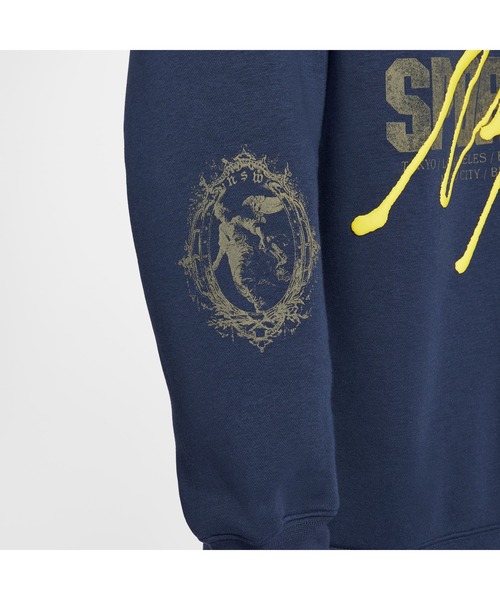 NIKE(ナイキ)の「ナイキ NIKE ナイキ NSW クラブ BB OC 3 プルオーバー L/S クルー(スウェット・メンズ・ブラック/ネイビー・S/M/L/LL/3L)」の9枚目の写真