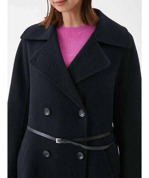 セール】ベルト付きリバーピーコート（ピーコート）｜Mila Owen（ミラ