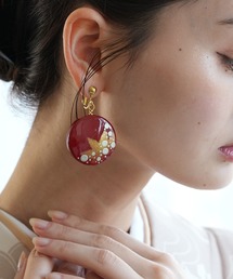 utatane（ウタタネ）の「蒔絵イヤリング 日本製（イヤリング）」