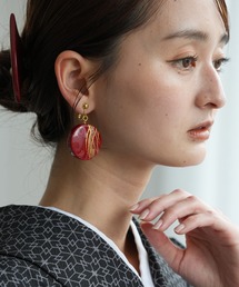 utatane（ウタタネ）の「蒔絵イヤリング 日本製（イヤリング）」