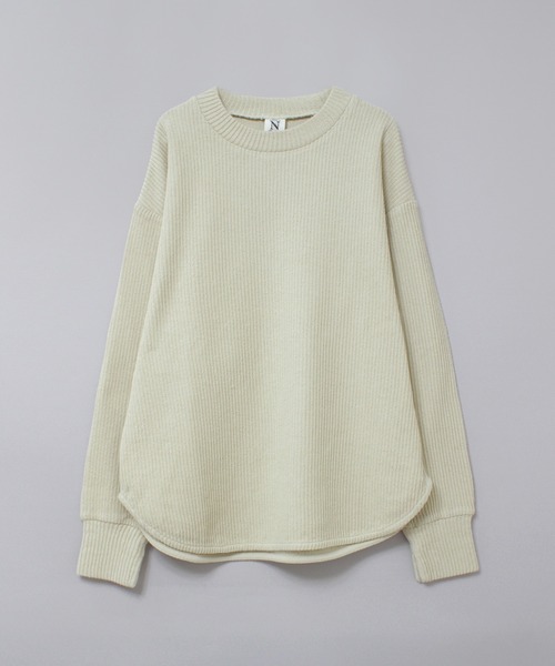 RNA-N(アールエヌエーエヌ)の「M2564 Wフェイスリブプルオーバー(Tシャツ/カットソー・レディース・ブラック/チャコール/イエロー・FREE)」の15枚目の写真