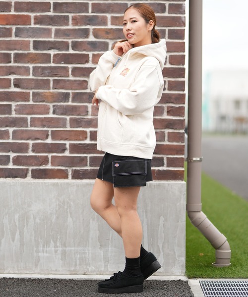 CHUMS（チャムス）の「CHUMS/チャムス ジップアップ パーカー スウェット フーディー バックプリント 裏起毛 LOVE BALLOON ZIP PARKA CH00-1541（パーカー・レディース・ナチュラル/ベージュ系その他/グリーン系その他/ネイビー・S/M/L）」の8枚目の写真