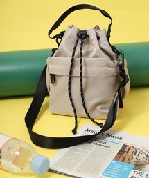 GERRY（ジェリー）の「GERRY 2WAY キンチャク ドロスト 巾着 ショルダーバッグ 男女兼用（ショルダーバッグ）」