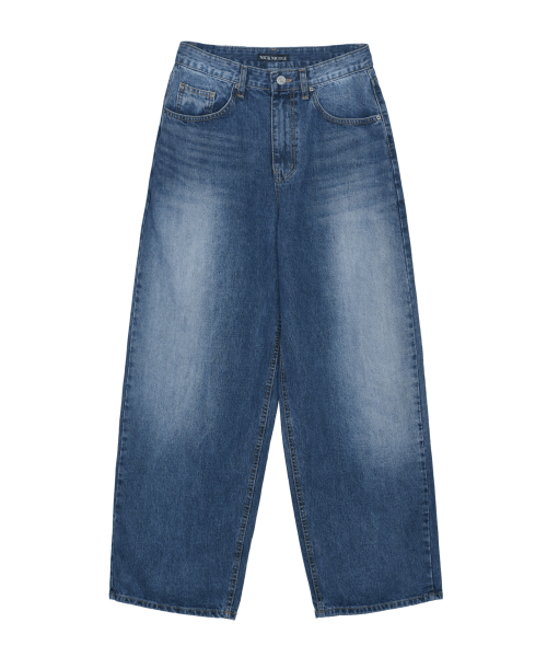 NICK&NICOLE（ニックアンドニコール）の「WIDE WASHED DENIM PANTS_BLUE（デニムパンツ・レディース・その他・MEDIUM/LARGE/SMALL）」の5枚目の写真