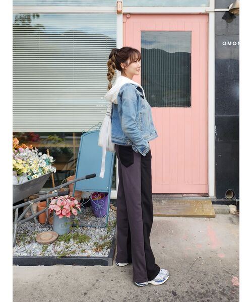 AVANDRESS(アバンドレス )の「Reverse wide training Pants BLACK(スウェットパンツ・レディース・その他・SMALL/MEDIUM/LARGE)」の6枚目の写真