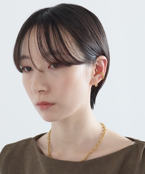 ciite' surgical stainless(シーテサージカルステンレス)の「【 金属アレルギー対応 】ニュアンス イヤーカフ サージカルステンレス(片耳用)(イヤーカフ・レディース・ゴールド・FREE)」の7枚目の写真