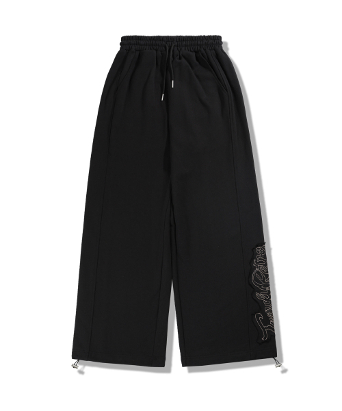 GUBIN(グビン)の「アプリケポイントスウェットパンツ - ブラック(スウェットパンツ・レディース・その他・MEDIUM/LARGE)」の2枚目の写真