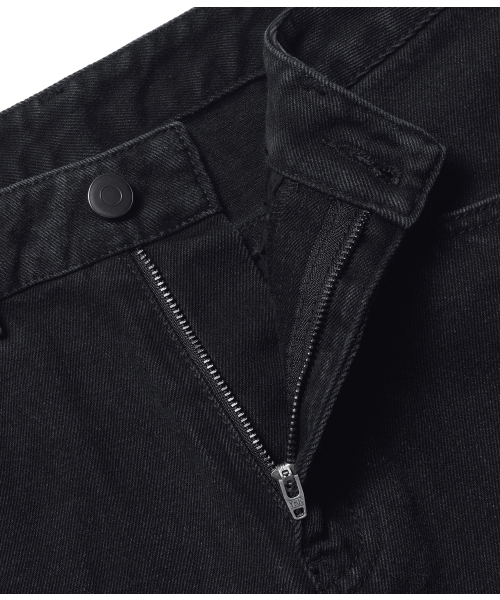 MUSINSA STANDARD WOMAN（ムシンサスタンダードウーマン）の「レディースワイドデニムパンツ[ウォッシュドブラック]（デニムパンツ・レディース・その他・32/30/23/24/25/26/27/28/29）」の22枚目の写真