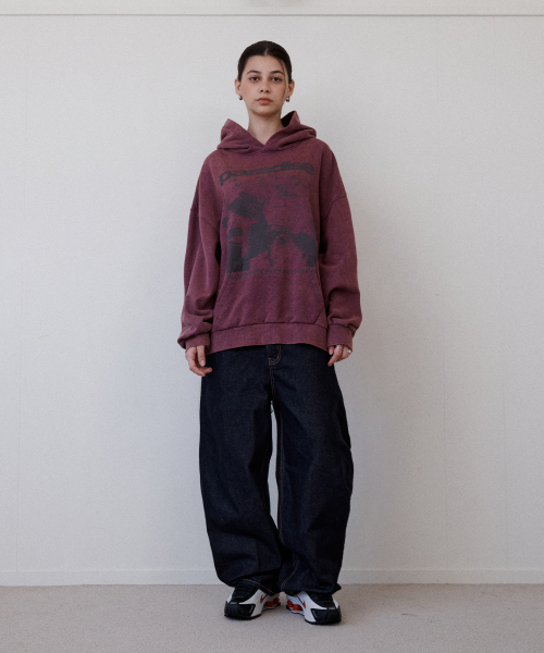 Retriever Club（レトリーバークラブ）の「PARADISE HOODIE [DUSTY PINK]（パーカー・レディース・その他・MEDIUM/LARGE/X-LARGE）」の9枚目の写真