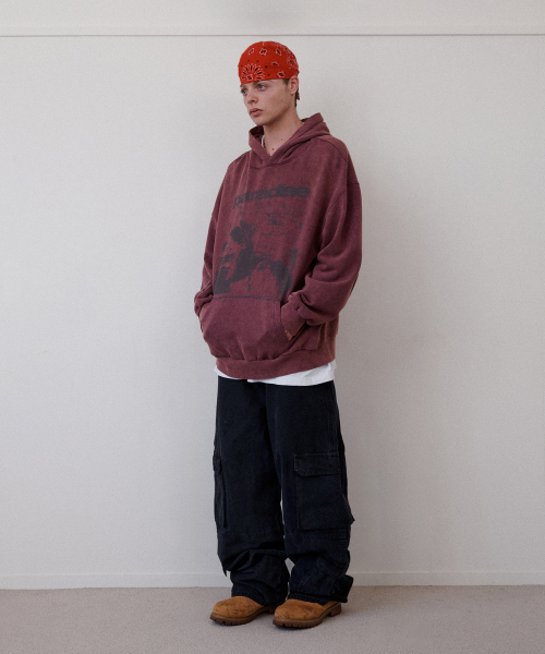 Retriever Club（レトリーバークラブ）の「PARADISE HOODIE [DUSTY PINK]（パーカー・レディース・その他・MEDIUM/LARGE/X-LARGE）」の12枚目の写真