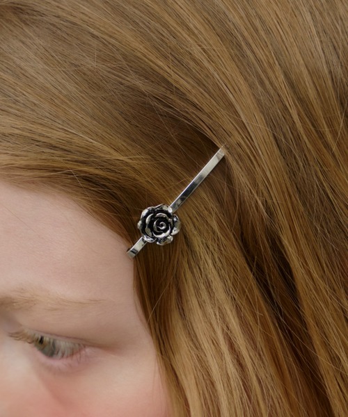 GIUNON(ジウノン)の「rose motif silver hairpin / ローズモチーフシルバーヘアピン(ヘアピン・レディース・シルバー・FREE)」の18枚目の写真