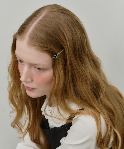 GIUNON(ジウノン)の「rose motif silver hairpin / ローズモチーフシルバーヘアピン(ヘアピン・レディース・シルバー・FREE)」の20枚目の写真