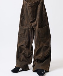 many men many mind（メニーメンメニーマインド）の「MANYMENMANYMINDS ヴィンテージ加工コットンツイル/タックパンツ（チノパンツ・メンズ）」