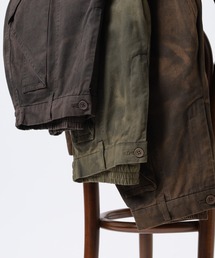 many men many mind（メニーメンメニーマインド）の「MANYMENMANYMINDS ヴィンテージ加工コットンツイル/タックパンツ（チノパンツ）」