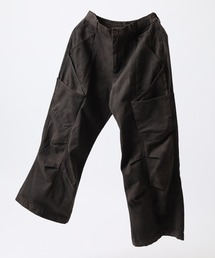 many men many mind（メニーメンメニーマインド）の「MANYMENMANYMINDS ヴィンテージ加工コットンツイル/タックパンツ（チノパンツ）」