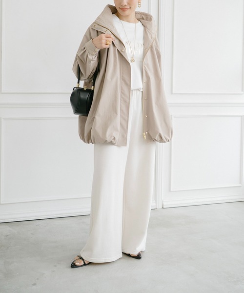 スタンドカラーギャザーバルーンブルゾン Emma Taylor│STYLEDOOR