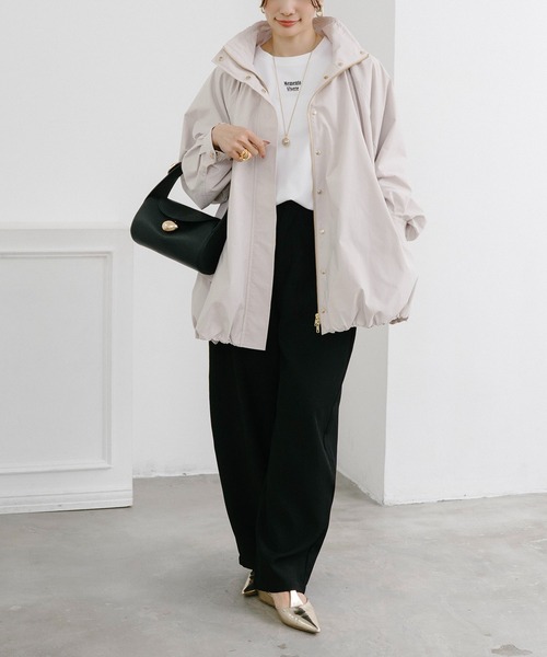 スタンドカラーギャザーバルーンブルゾン Emma Taylor│STYLEDOOR