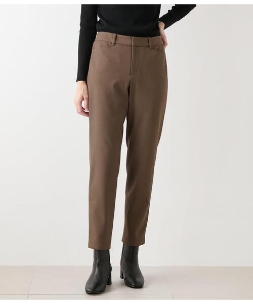 NEWYORKER(ニューヨーカー)の「【ウォッシャブル】裏起毛 あったかテーパードパンツ(その他パンツ・レディース・カーキ/ネイビー・11号/9号)」の21枚目の写真
