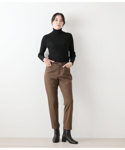 NEWYORKER(ニューヨーカー)の「【ウォッシャブル】裏起毛 あったかテーパードパンツ(その他パンツ・レディース・カーキ/ネイビー・11号/9号)」の16枚目の写真