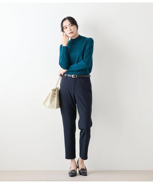 NEWYORKER(ニューヨーカー)の「【ウォッシャブル】裏起毛 あったかテーパードパンツ(その他パンツ・レディース・カーキ/ネイビー・11号/9号)」の19枚目の写真