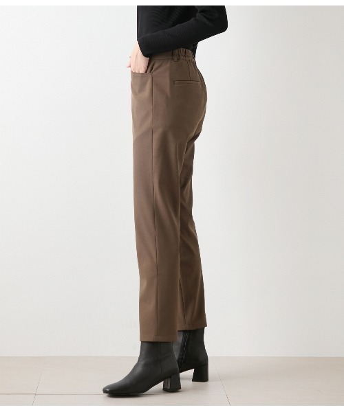 NEWYORKER(ニューヨーカー)の「【ウォッシャブル】裏起毛 あったかテーパードパンツ(その他パンツ・レディース・カーキ/ネイビー・11号/9号)」の4枚目の写真