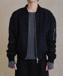 DIVEIN（ダイブイン）の「REVERSIBLE MA-1 JACKET (BLACK)（ブルゾン）」