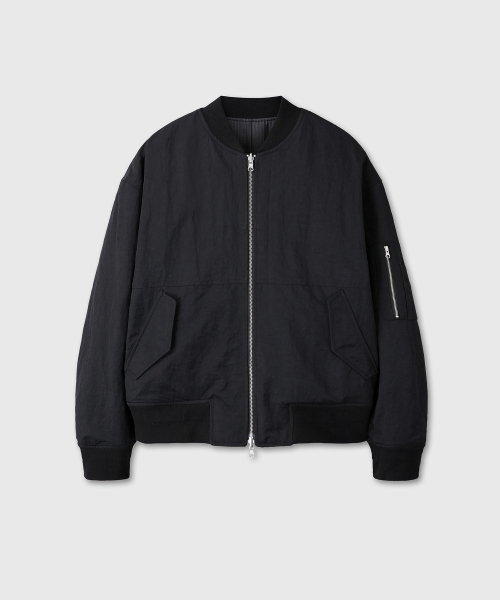 DIVEIN(ダイブイン)の「REVERSIBLE MA-1 JACKET (BLACK)(ブルゾン・メンズ・その他・1/2)」の2枚目の写真