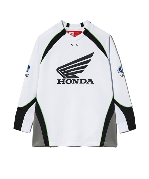 PHYPS MOTORCYCLE（フィップスモーターサイクル）の「Motorcycle Raglan Jersey White（Tシャツ/カットソー・レディース・その他・XX-LARGE/LARGE/SMALL/MEDIUM/X-LARGE）」の2枚目の写真